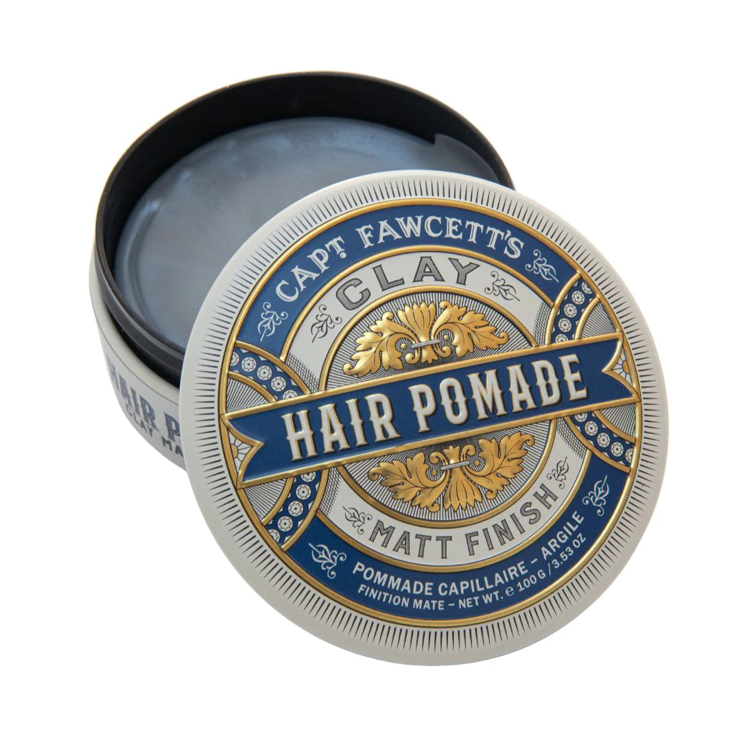 Captain Fawcetts' - Matt Clay Pomade (Blue) 100g