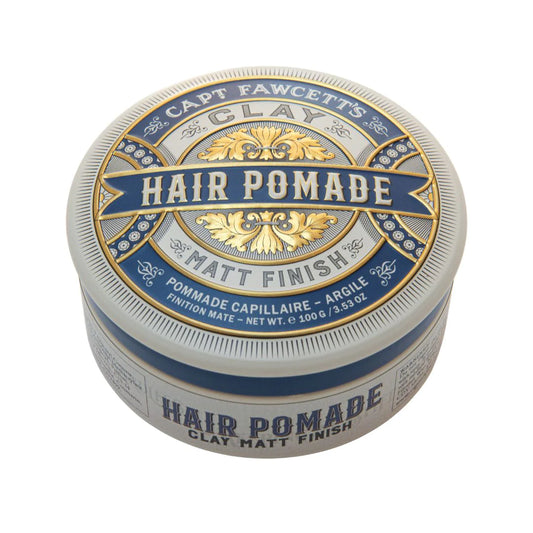 Captain Fawcetts' - Matt Clay Pomade (Blue) 100g